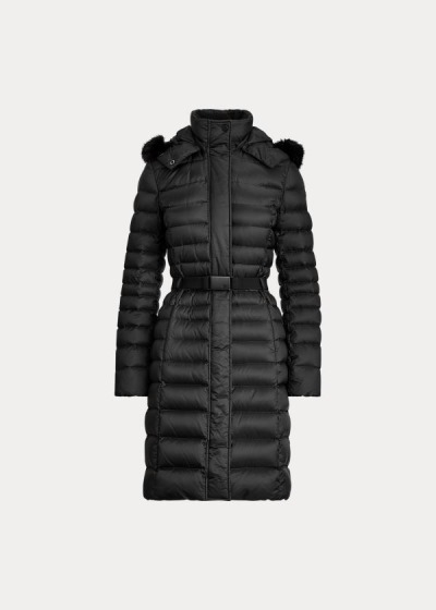 Women's Ralph Lauren Demi Faux Fur-Trim Down Coat | 120897TAD